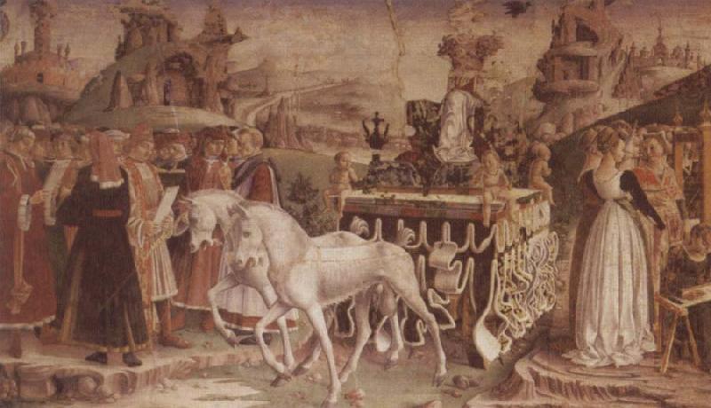 Francesco del Cossa The Triumph of Minerva March,From the Room of the Months china oil painting image